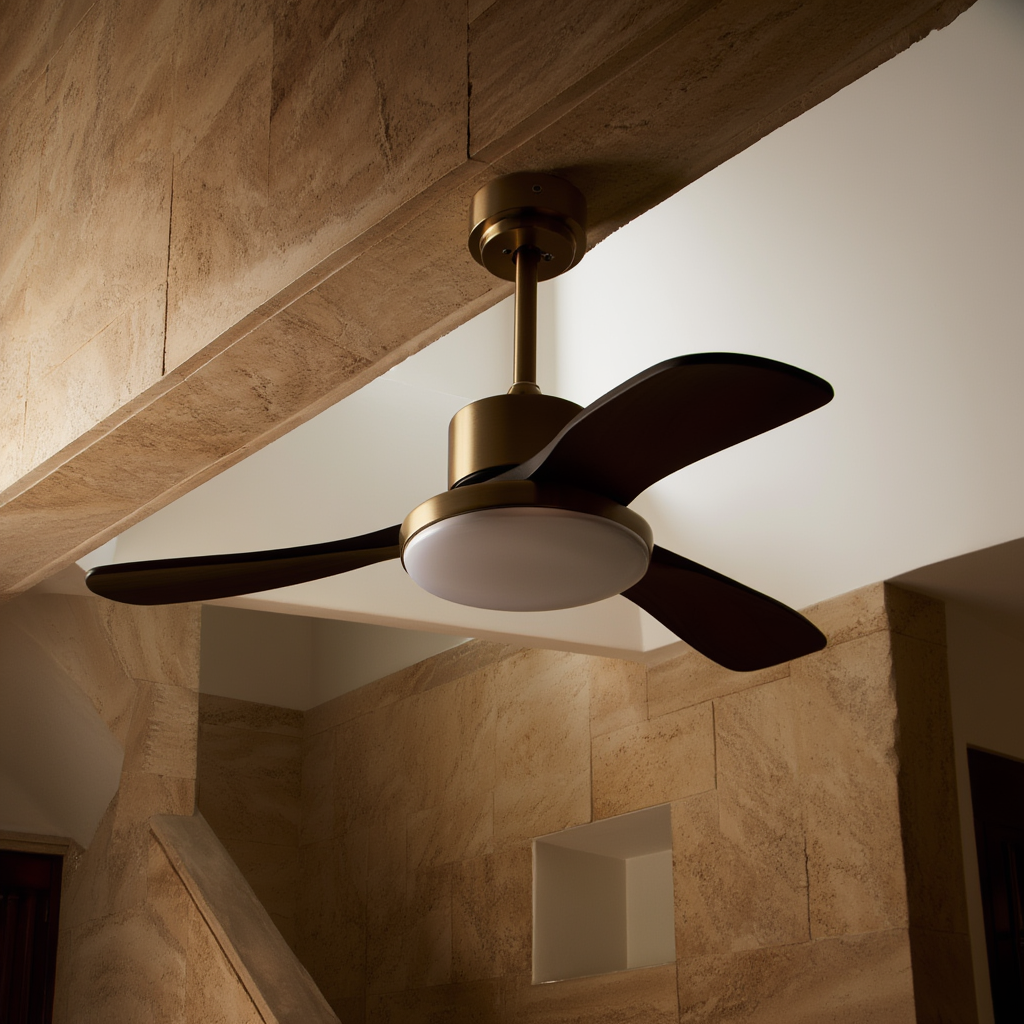 Vara | Ventilateur Plafond avec Éclairage LED Intégré | Ambiance Chaleureuse pour Intérieur Élégant 3
