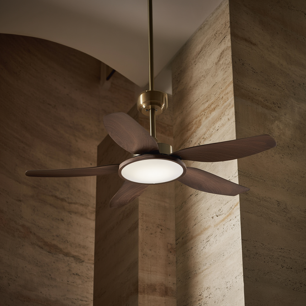 Vireo | Ventilateur de Plafond avec Éclairage LED Intégré pour Ambiance Chaleureuse 2