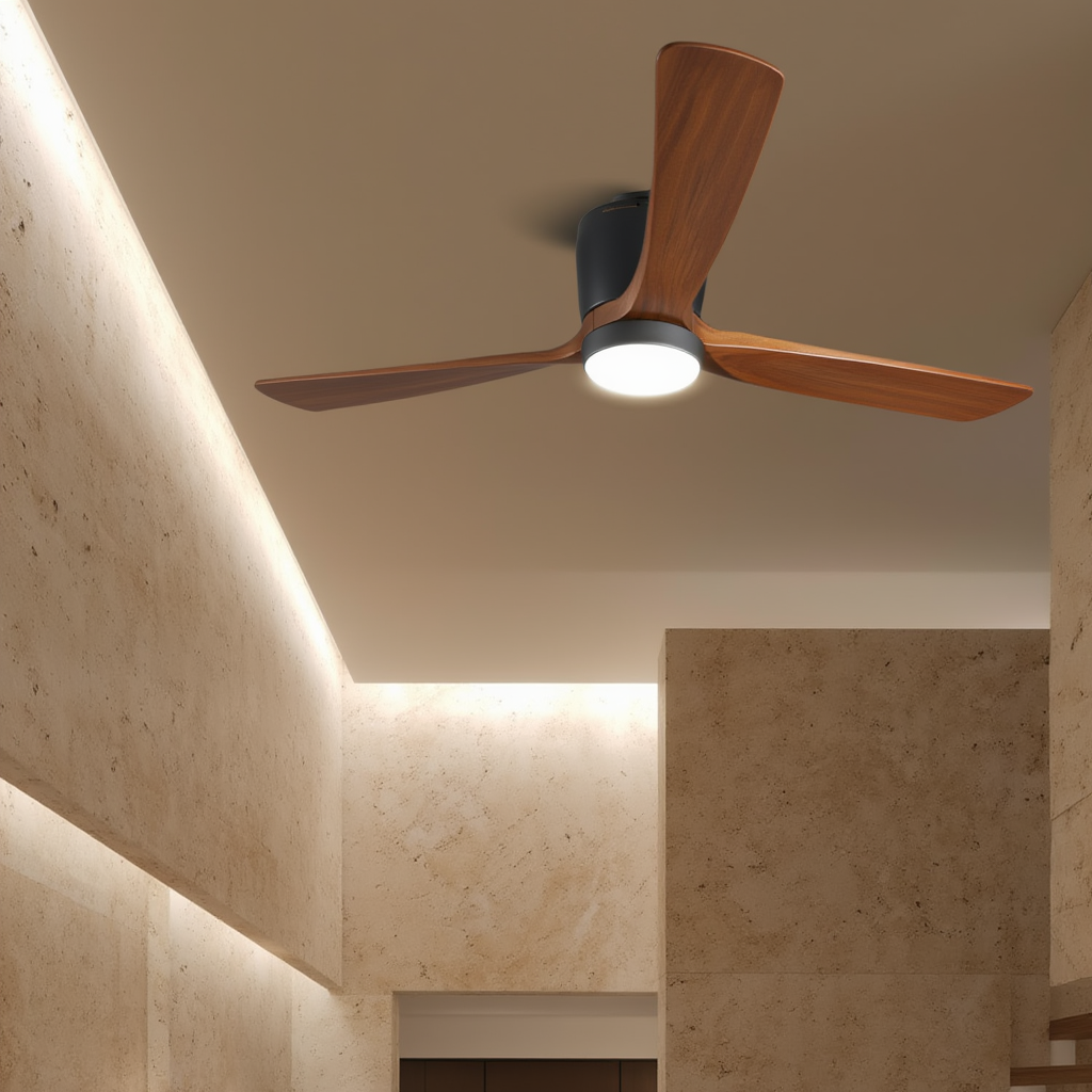 Ventilateur Plafond Silencieux avec Éclairage LED Intégré | Ambiance Élégante pour Intérieur Moderne 3