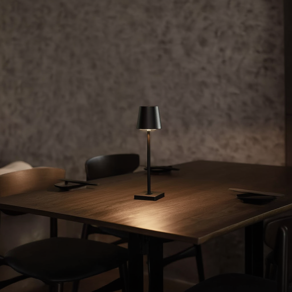 Lyris | Lampe de Table en Aluminium avec Finition Soignée | Éclairage Ambiant pour Intérieur Contemporain 3
