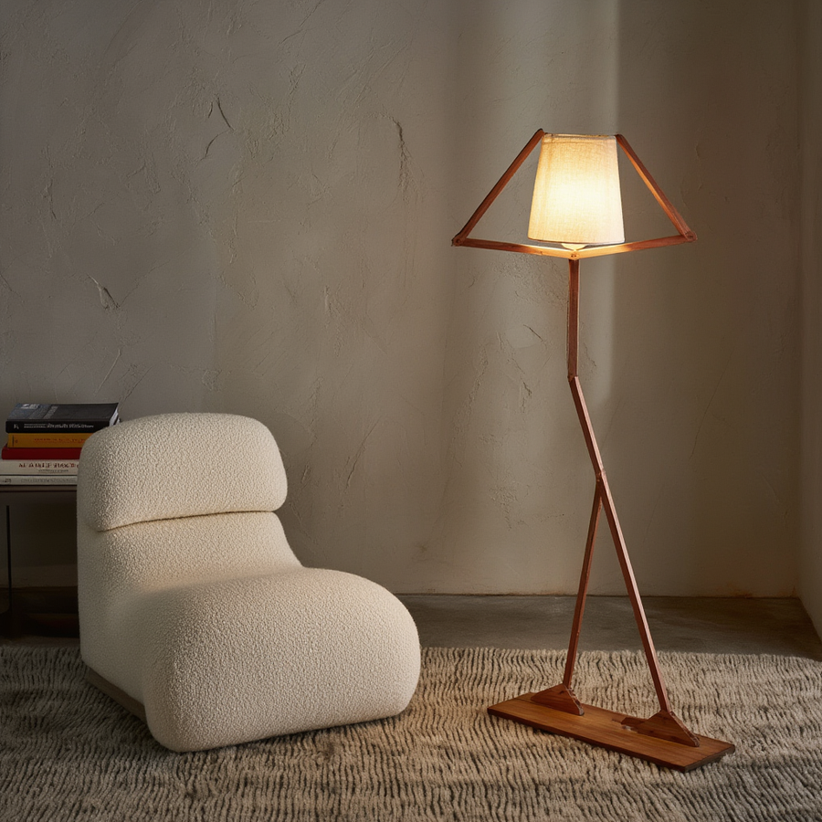 Lampadaire Rilla – LED, lignes épurées – Lumsky