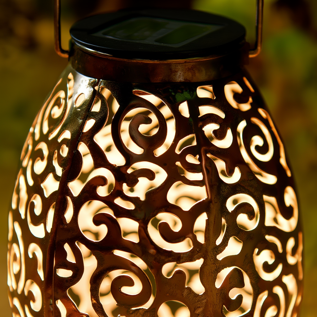 Lumen21 | Lanterne Solaire avec Design Épuré | Éclairage Ambiance pour Extérieur 4