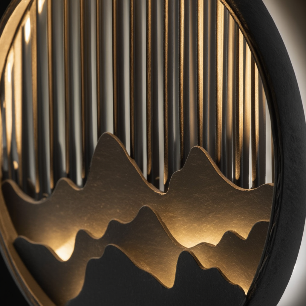 Lumen28 | Lampe LED d'Ambiance avec Design Sculptural | Éclairage Doux pour Extérieur 4