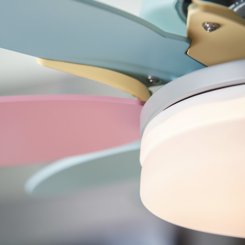 Ventilateur Plafond Design Sculptural avec Éclairage LED Doux | Ambiance Chaleureuse pour Intérieur 5