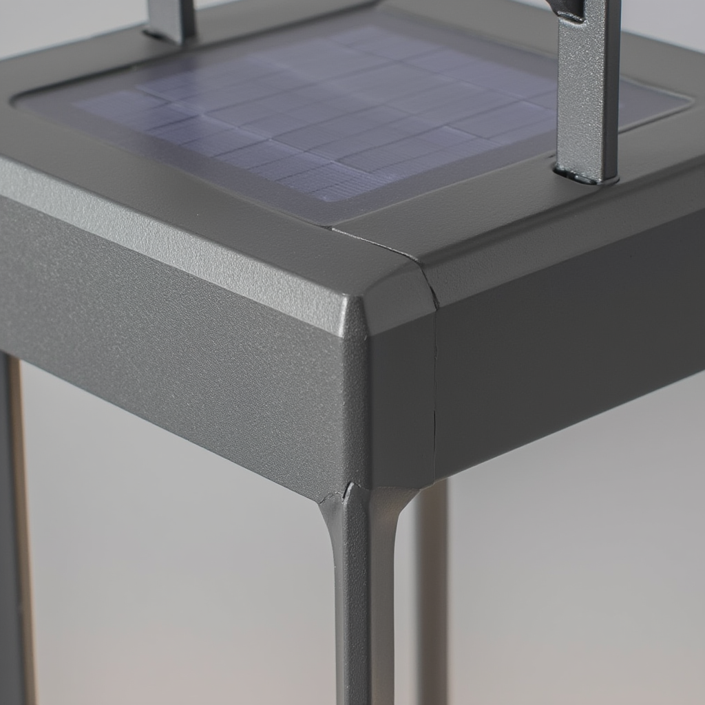 Lumen26 | Lanterne Solaire Élégante avec Design Sculptural | Éclairage Ambiance Chaleureuse 4