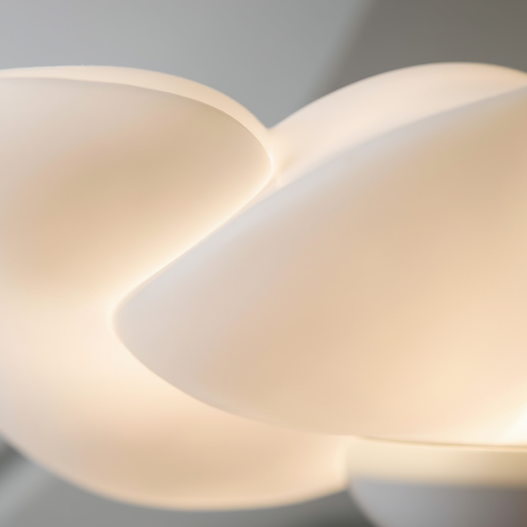 Prysm17 | Plafonnier LED avec Finition Mat et Lumière Douce | Éclairage Élégant pour Ambiance Chaleureuse 3