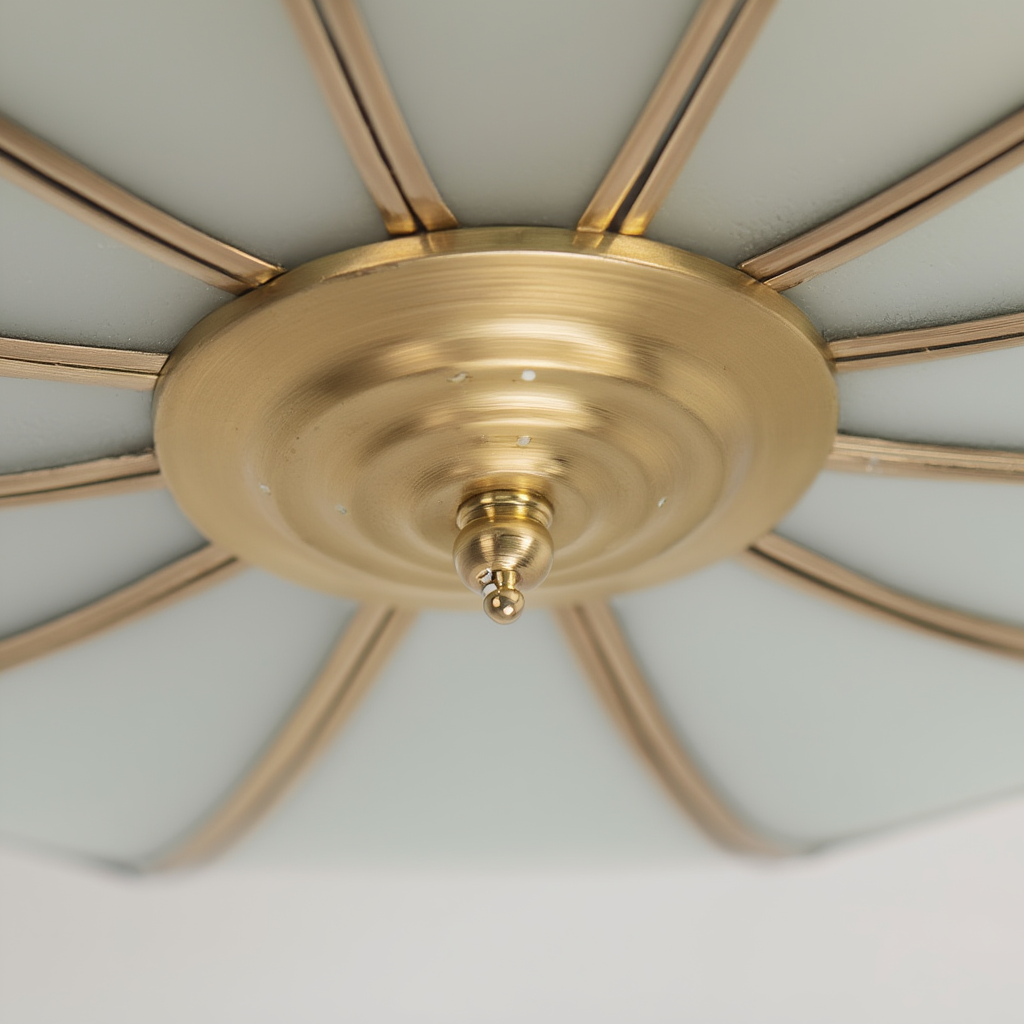 Luminaire Sculptural | Plafonnier en Verre avec Éclairage Ambiant Chaleureux 4