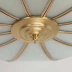 Luminaire Sculptural | Plafonnier en Verre avec Éclairage Ambiant Chaleureux 4