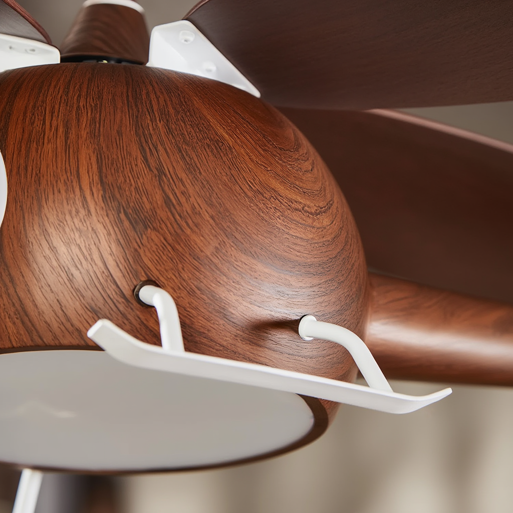 Ventilateur Plafond Élégant avec Éclairage LED Intégré | Ambiance Chaleureuse pour Intérieurs Modernes 4
