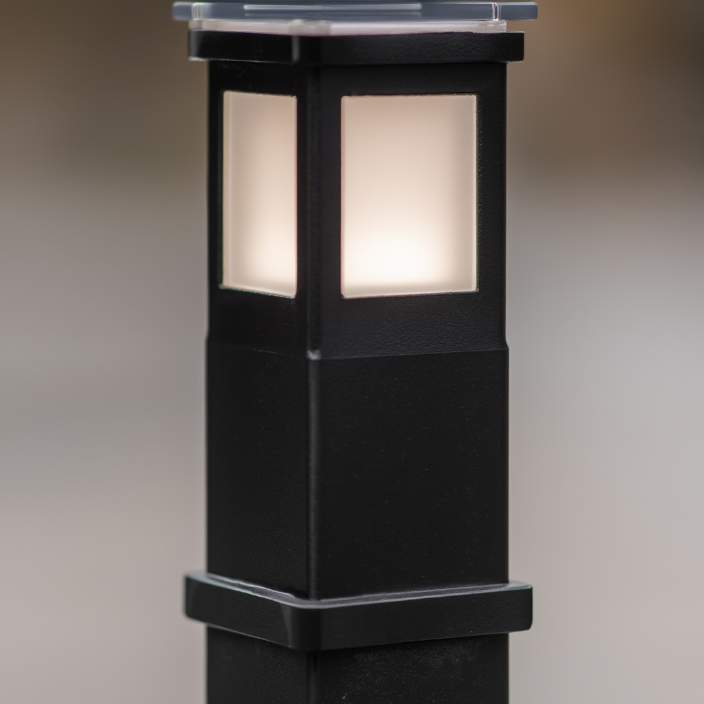 Beryl Borne | Éclairage Solaire Extérieur avec Design Élégant | Ambiance Chaleureuse pour Terrasses 4