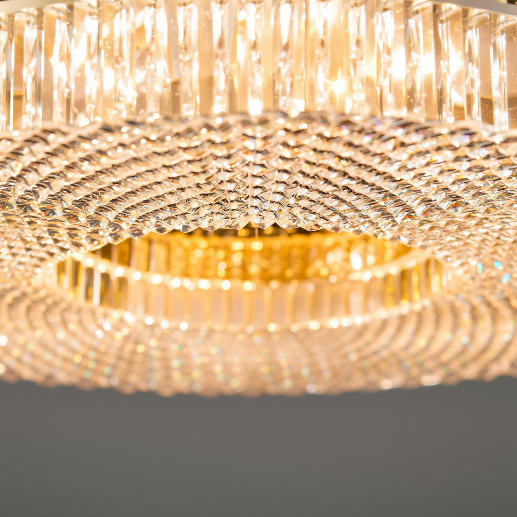 Celest | Luminaire Sculptural en Métal avec Éclairage Ambiant Chaleureux 3