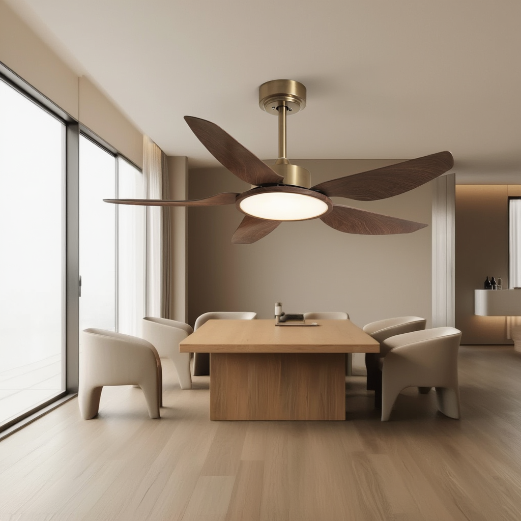 Vireo | Ventilateur de Plafond avec Éclairage LED Intégré pour Ambiance Chaleureuse 4