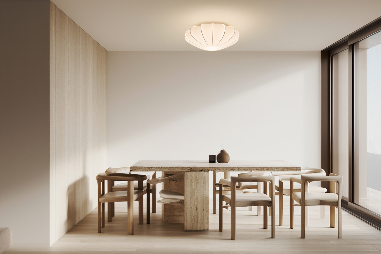 LUMSKY | Plafonnier Sculptural en Métal avec Éclairage Ambiant Chaleureux | Design Élégant pour Intérieurs Modernes 4