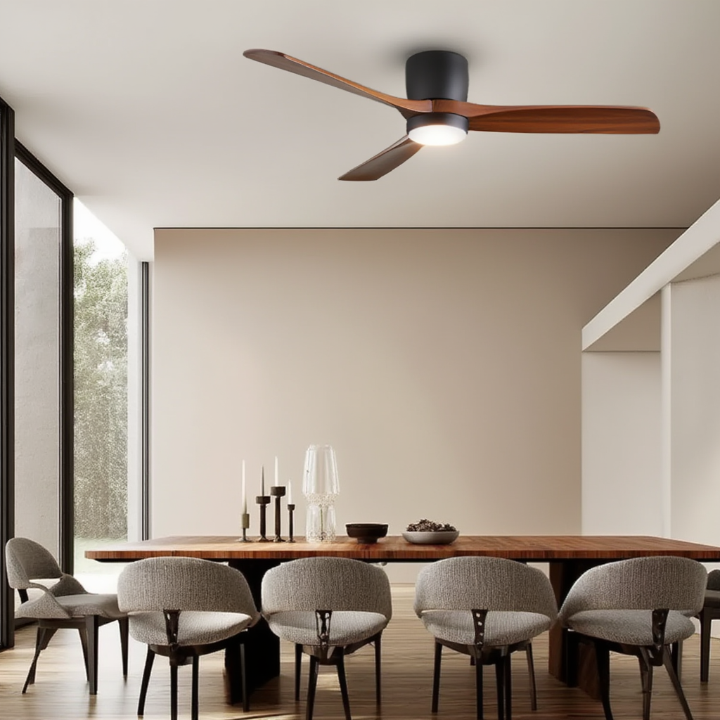 Ventilateur Plafond Silencieux avec Éclairage LED Intégré | Ambiance Élégante pour Intérieur Moderne 5
