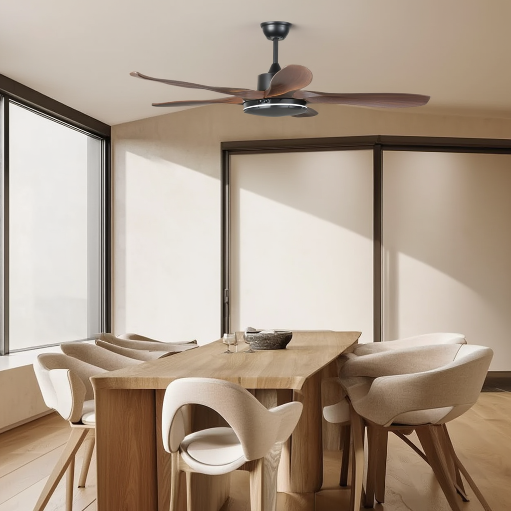 Ventilateur Plafond avec Éclairage LED | Design Épuré pour Ambiance Chaleureuse 4