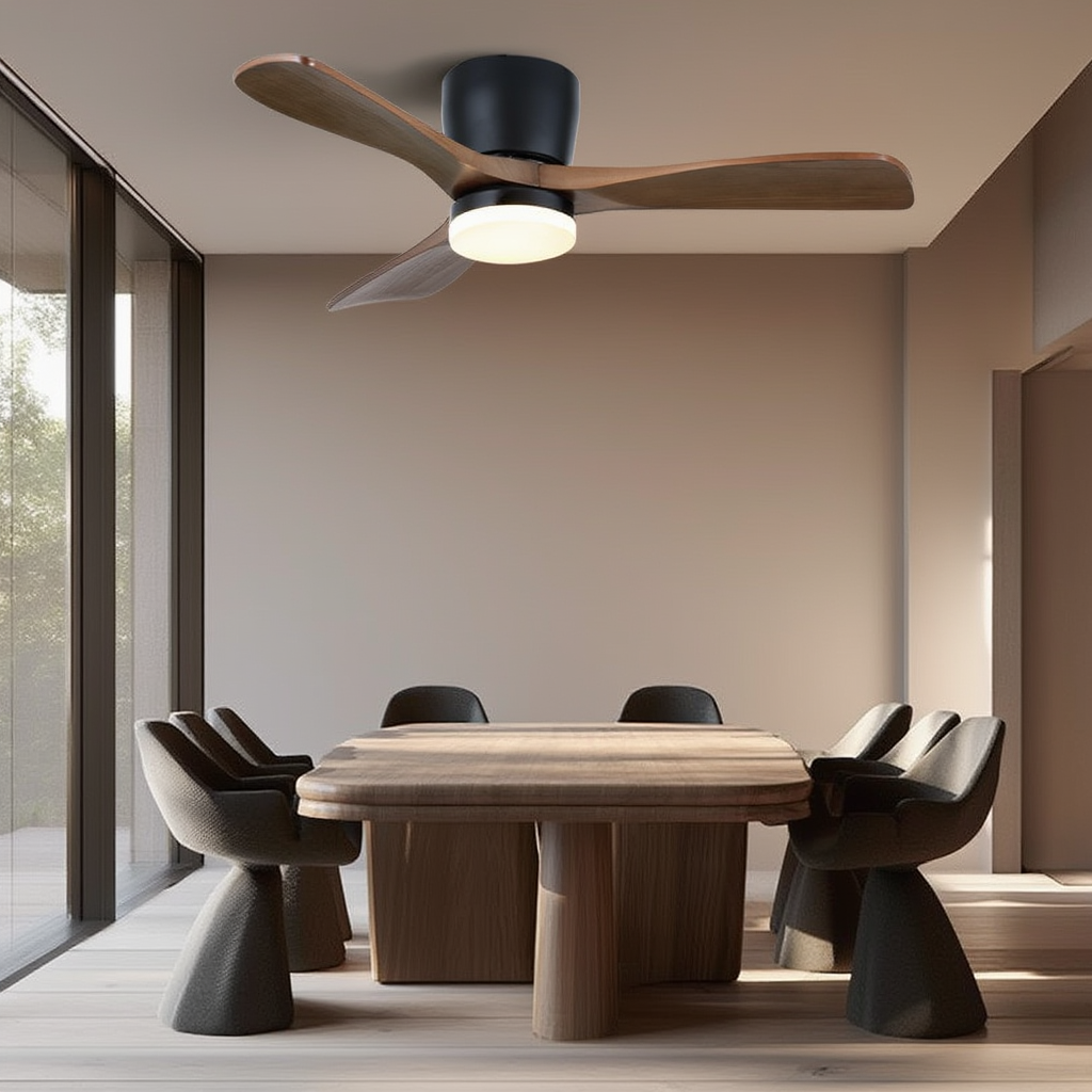 Ventilateur Plafond Silencieux avec Éclairage LED | Ambiance Chaleureuse pour Confort Optimal 5