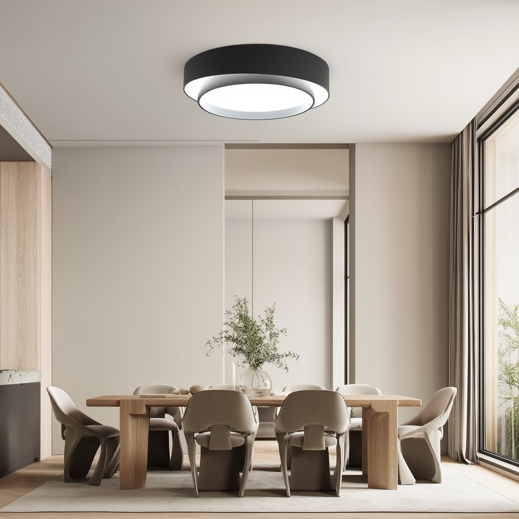 Prysm24 | Plafonnier LED avec Finition Mat et Design Élégant | Éclairage Ambiant pour Intérieurs 4