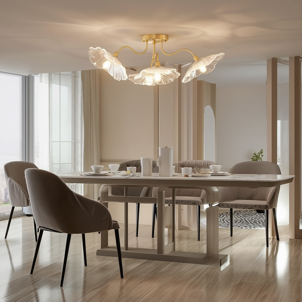 Prysm28 | Plafonnier LED avec Finition Élégante | Éclairage Doux pour Ambiance Chaleureuse 5