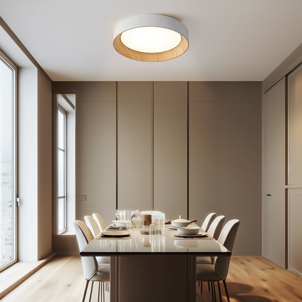 Prysm18 | Plafonnier LED avec Finition Élégante | Éclairage Ambiance Chaleureuse pour Intérieur 4