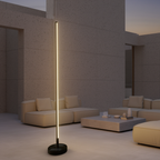 Lumen19 | Lampadaire Solaire avec Design Épuré | Éclairage Ambiance Extérieure 5
