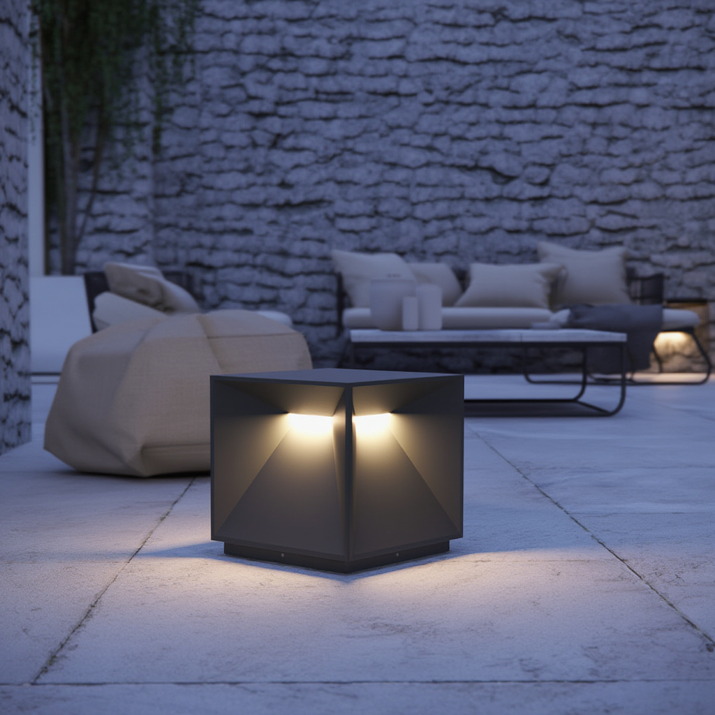 Eclia | Borne Solaire avec Design Sculptural pour Éclairage Extérieur 5