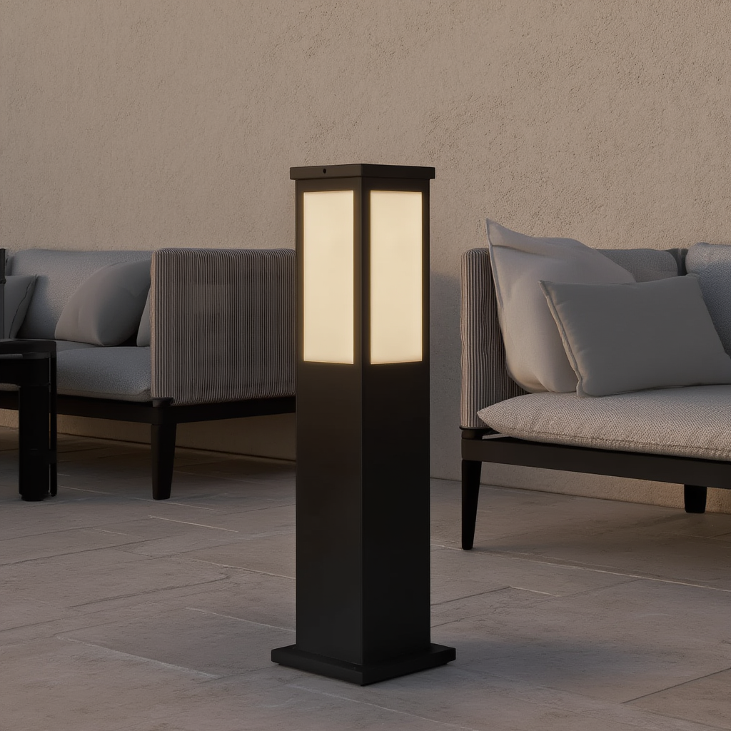 Beryl Borne | Éclairage Solaire Extérieur avec Design Élégant | Ambiance Chaleureuse pour Terrasses 5