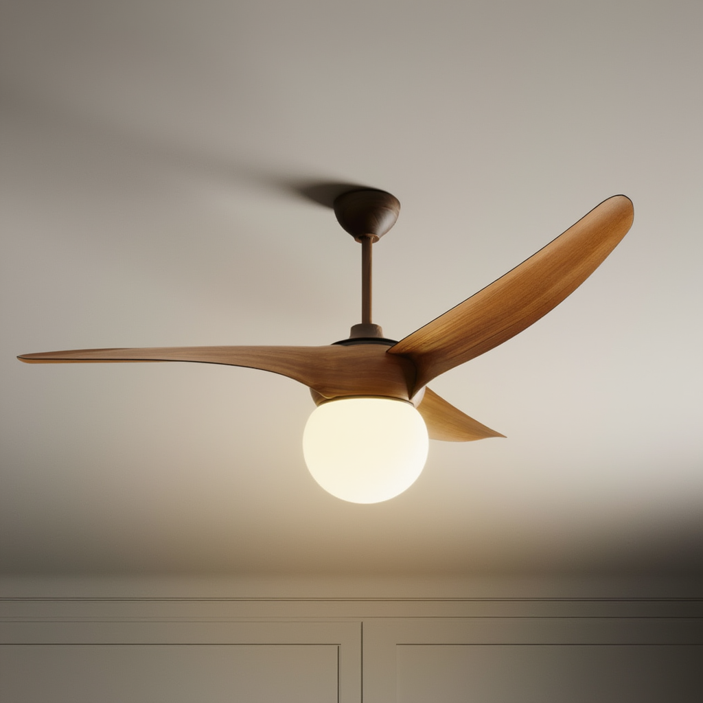 Ventilateur Plafond Silencieux avec Éclairage LED Intégré | Ambiance Élégante pour Salon et Chambre 4