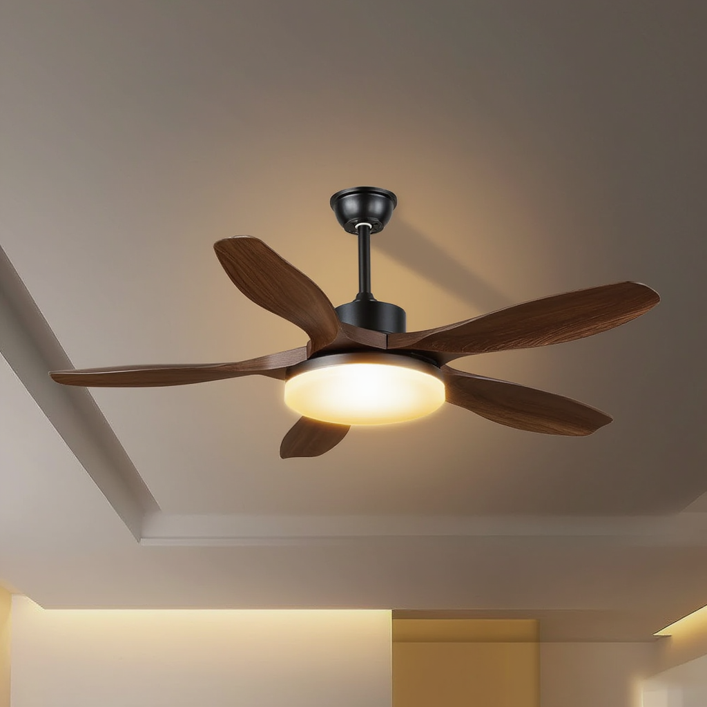 Ventilateur Plafond avec Éclairage LED | Design Épuré pour Ambiance Chaleureuse 5