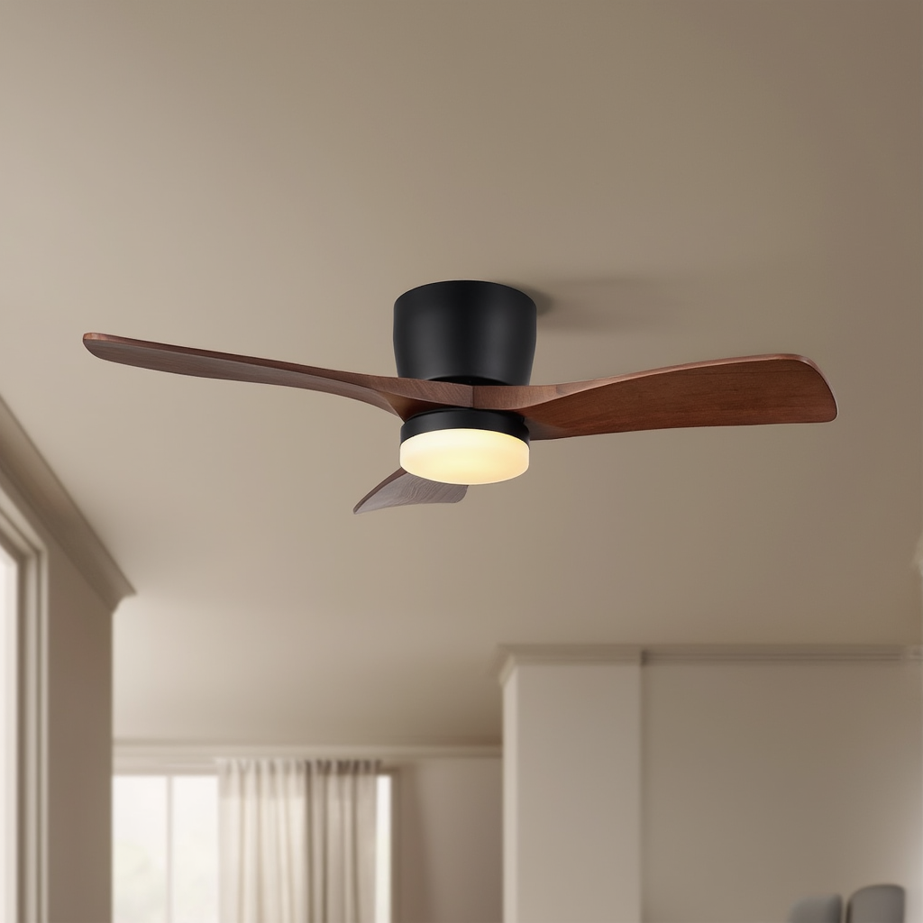 Ventilateur Plafond Silencieux avec Éclairage LED | Ambiance Chaleureuse pour Confort Optimal 6