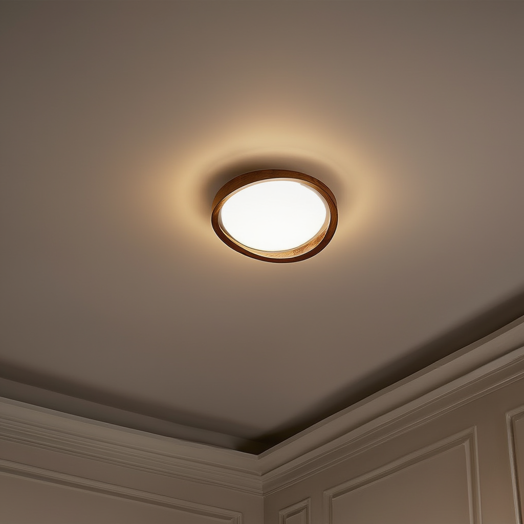 Prysm7 | Plafonnier LED Sculptural avec Finition Premium | Éclairage Doux pour Ambiance Chaleureuse 5