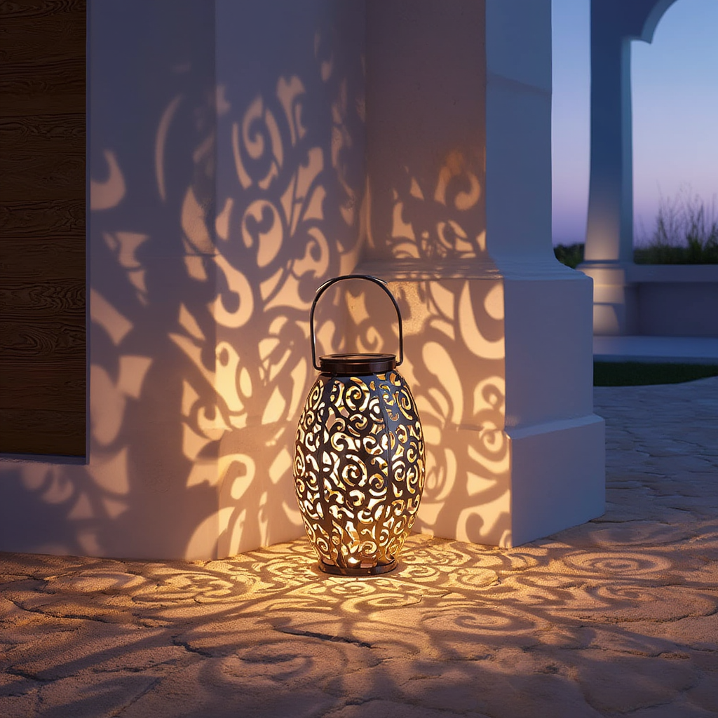 Lumen21 | Lanterne Solaire avec Design Épuré | Éclairage Ambiance pour Extérieur 6