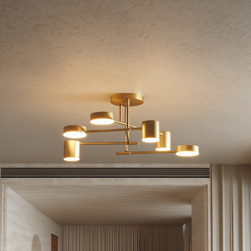 Prysm27 | Plafonnier LED avec Finition Élégante | Éclairage Ambiant pour Intérieur et Extérieur 5