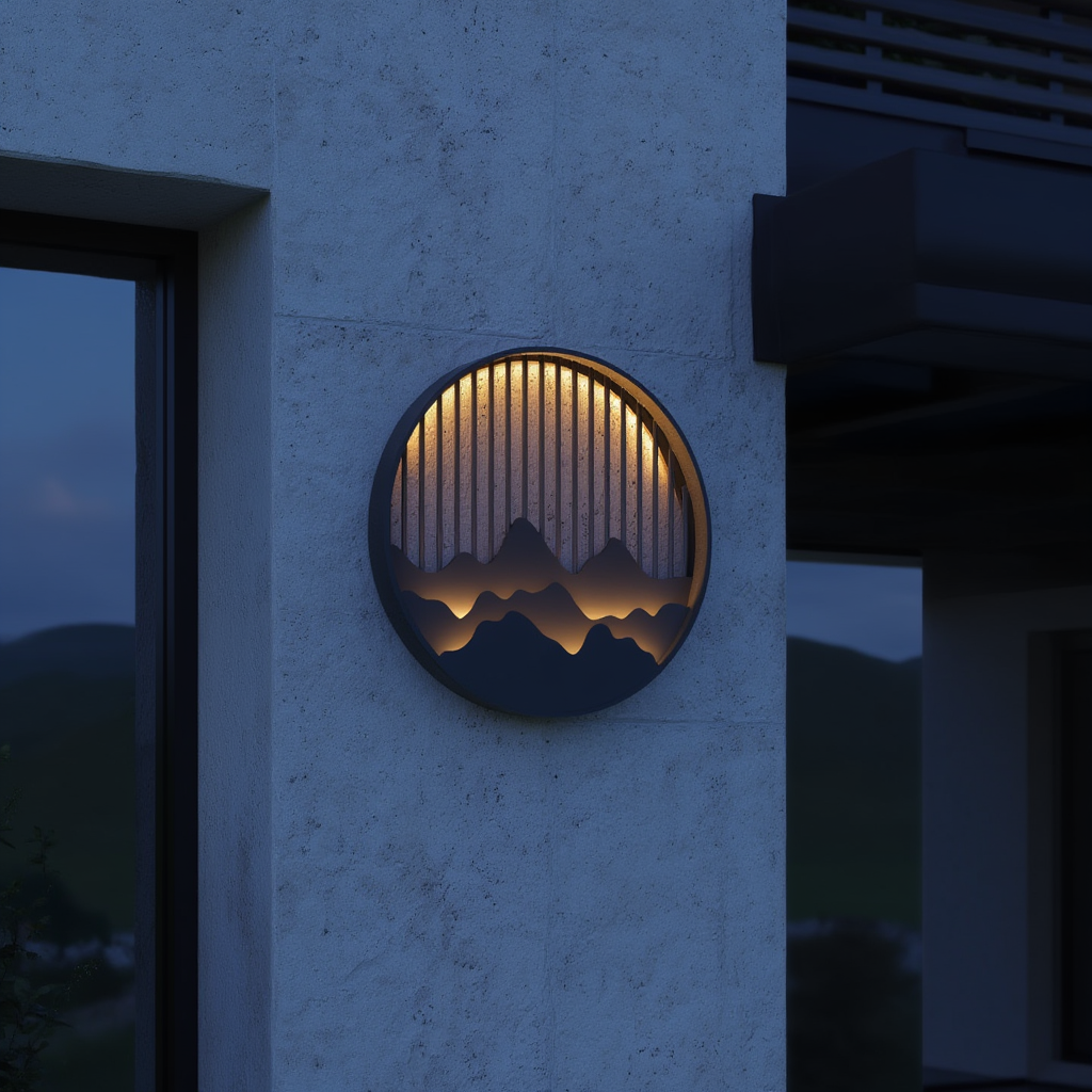 Lumen28 | Lampe LED d'Ambiance avec Design Sculptural | Éclairage Doux pour Extérieur 6