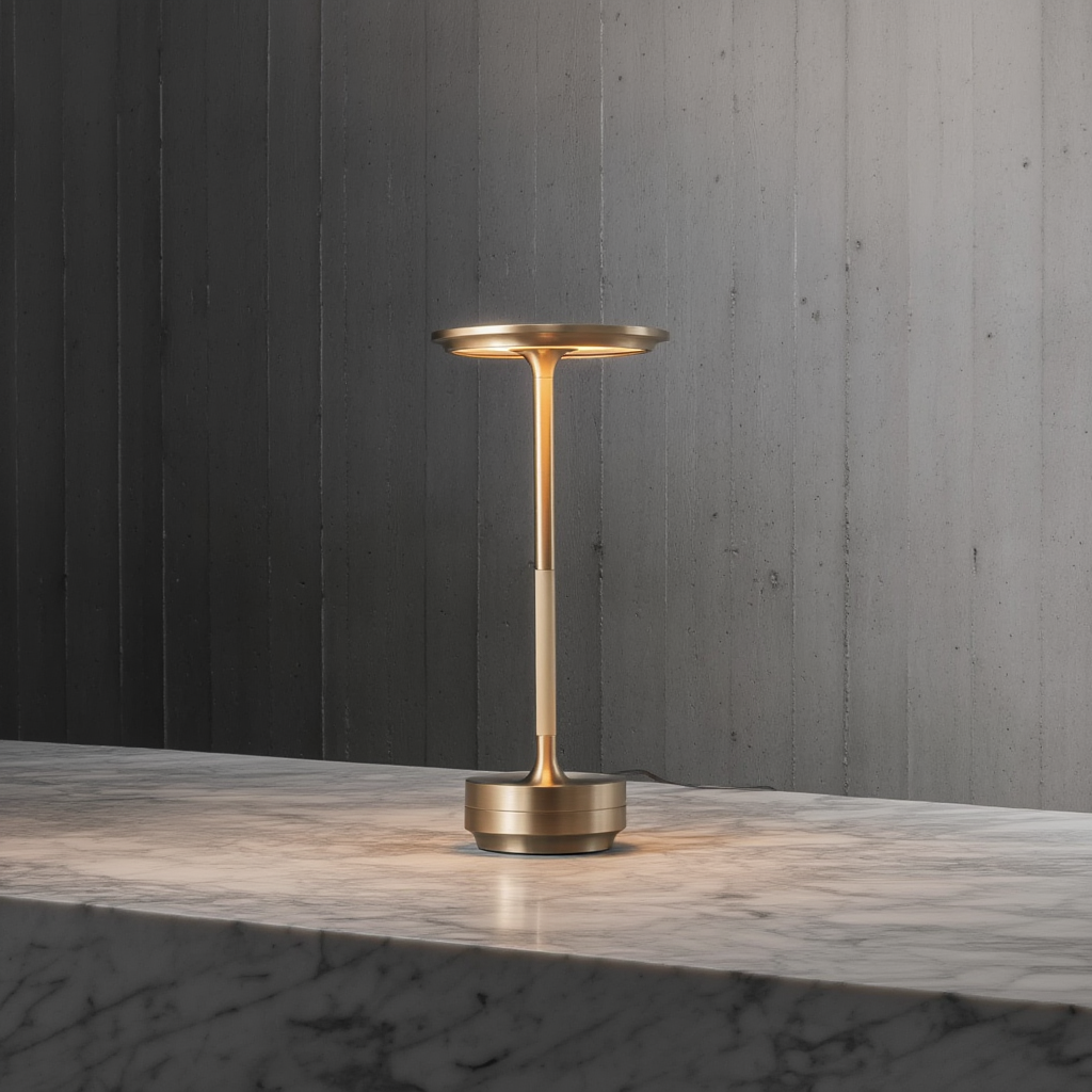 Lunetia | Lampe de Table en Aluminium avec Finition Soignée | Éclairage Ambiance pour Intérieur Contemporain 5