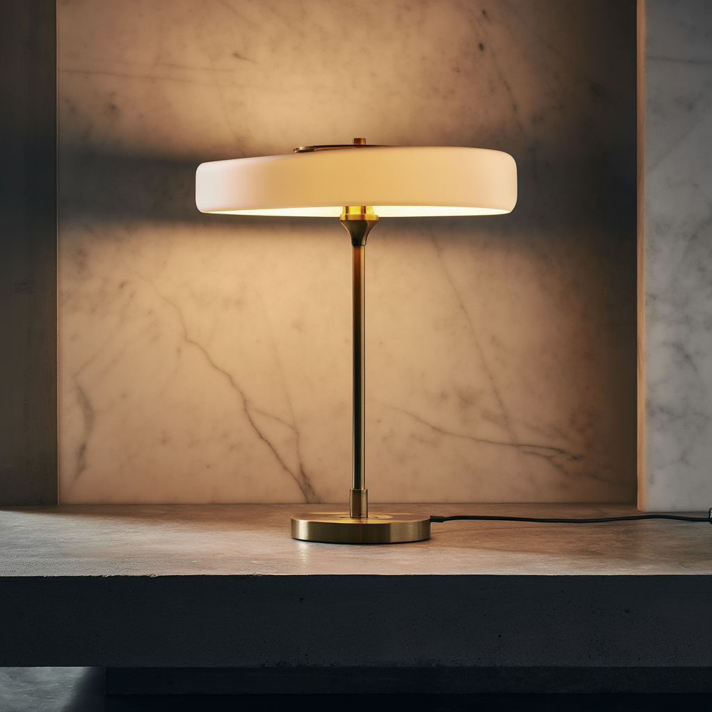 Lattice | Lampe de table en métal avec finition soignée | Éclairage d'ambiance pour intérieur contemporain 6