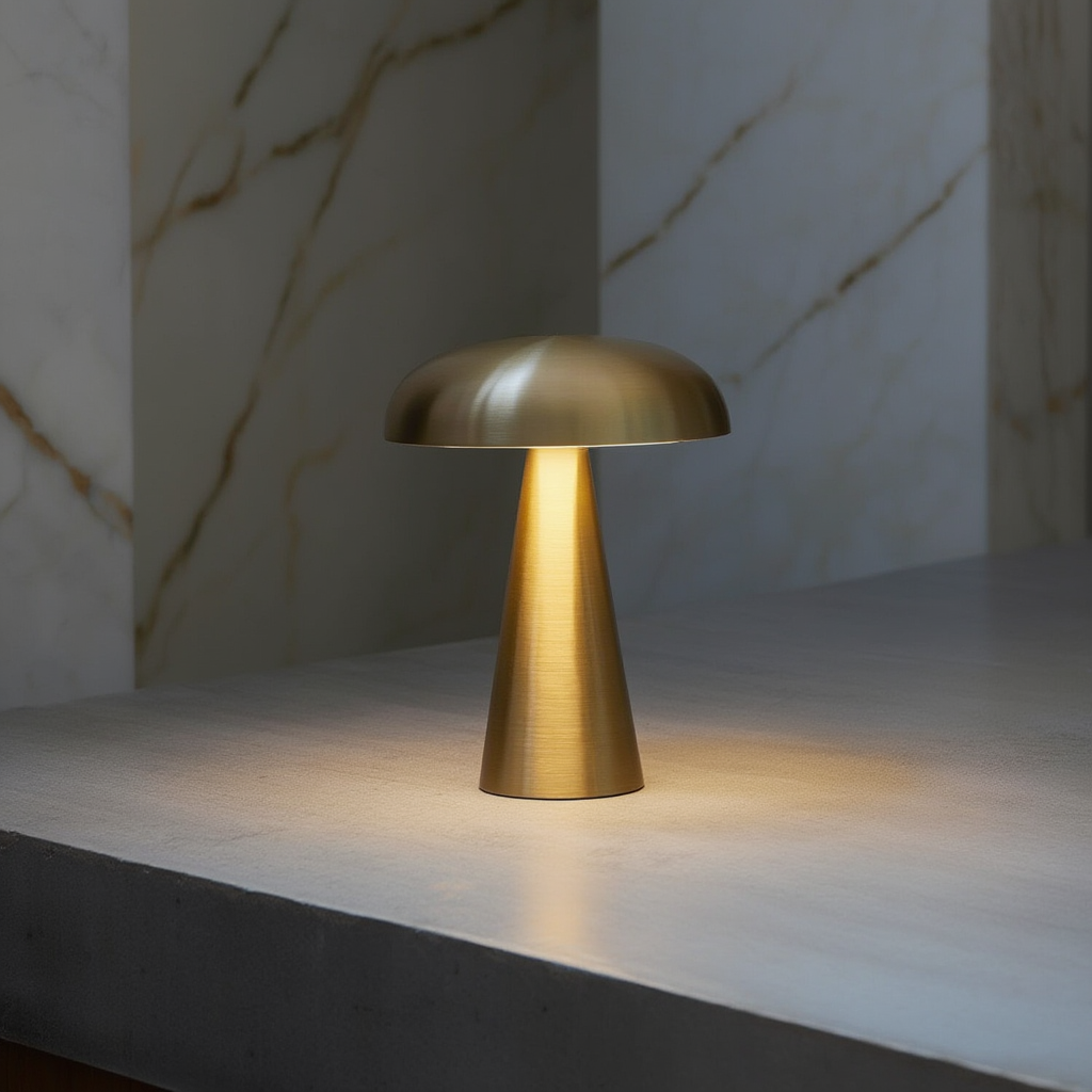 Lacuna | Lampe de Table en Métal avec Finition Soignée | Éclairage Ambiance pour Intérieur Contemporain 6