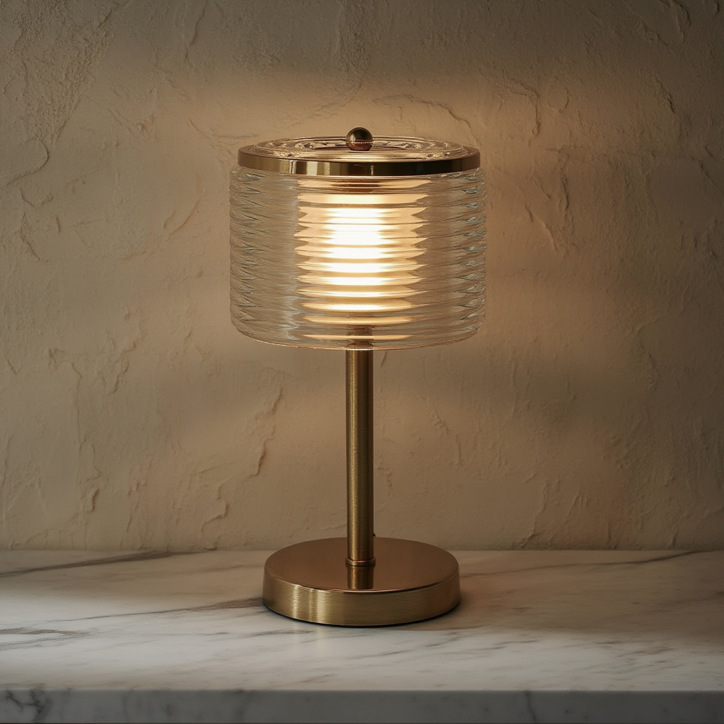 Lunaris | Lampe de Table en Métal avec Finition Élégante | Éclairage Ambiant pour Intérieur Contemporain 6