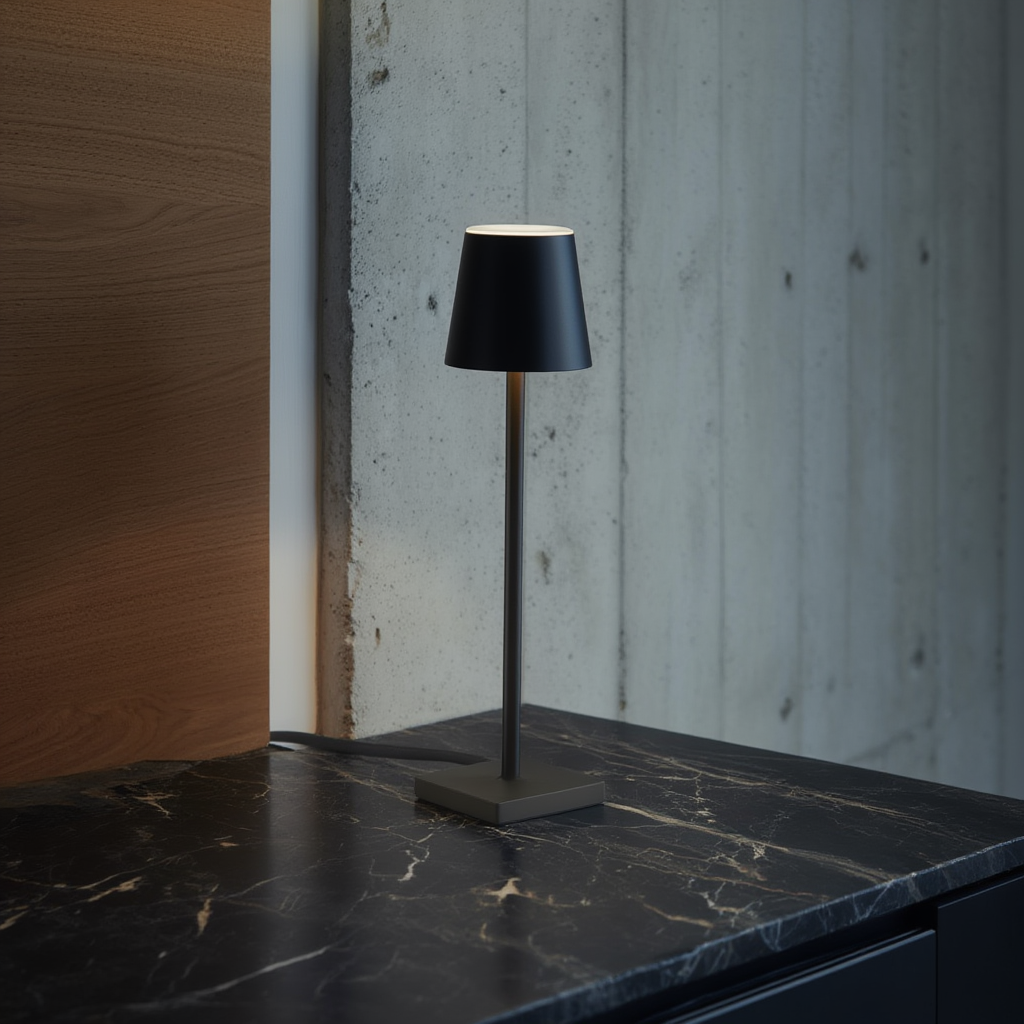 Lyris | Lampe de Table en Aluminium avec Finition Soignée | Éclairage Ambiant pour Intérieur Contemporain 6