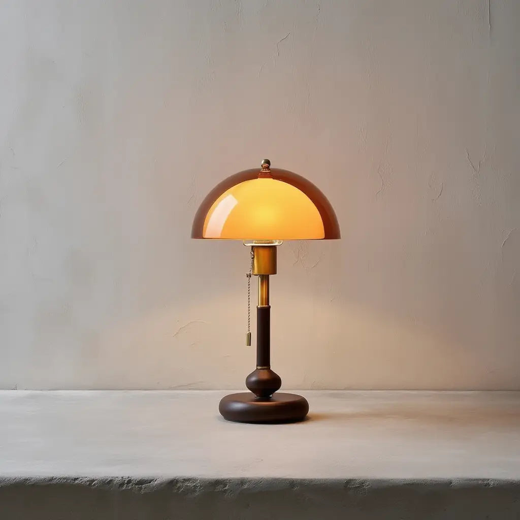 VintageLamp | Élégante Lampe de Table Rétro Chic en Acrylique et Fer Lumsky