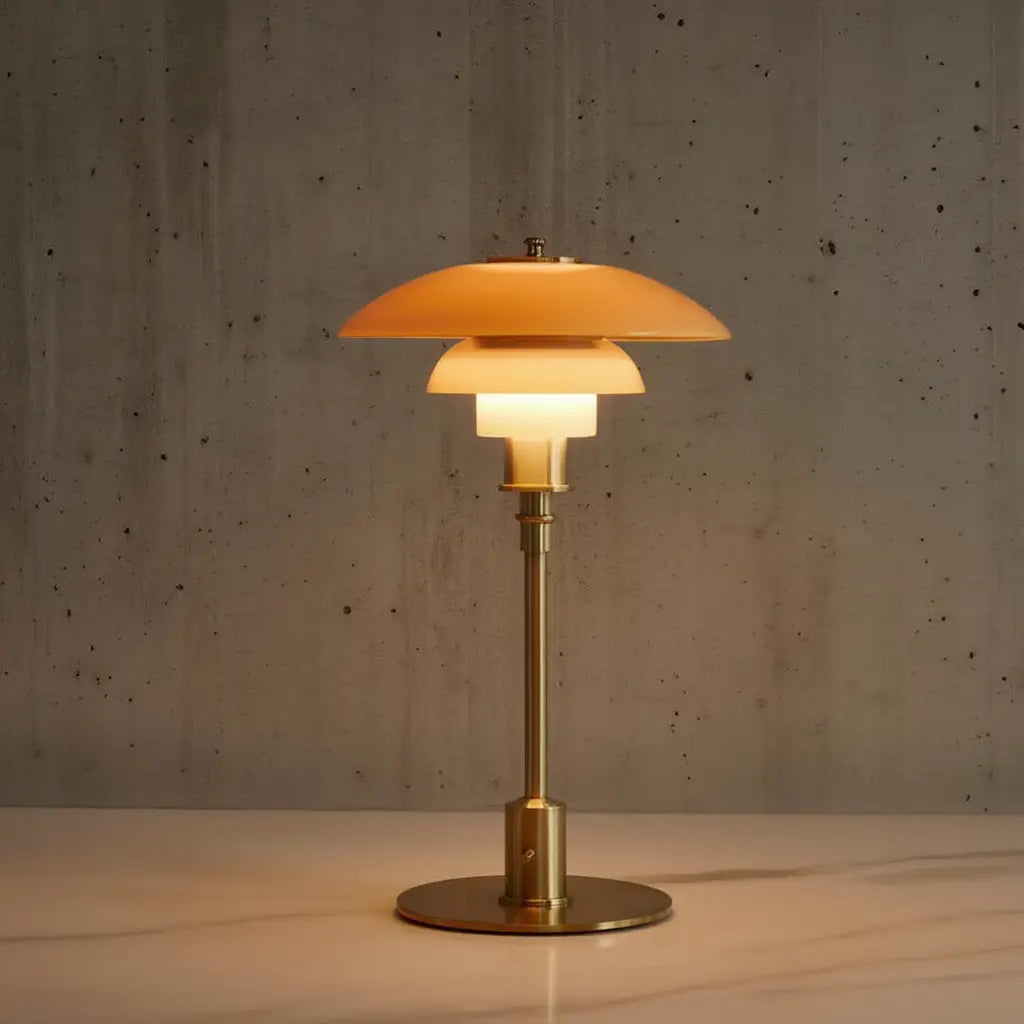 NordicGlow | Élégante Lampe de Table Minimaliste en Verre Lumsky