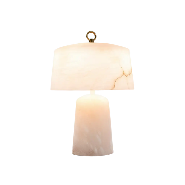 Lampe de table Albis – albâtre translucide – Lumsky