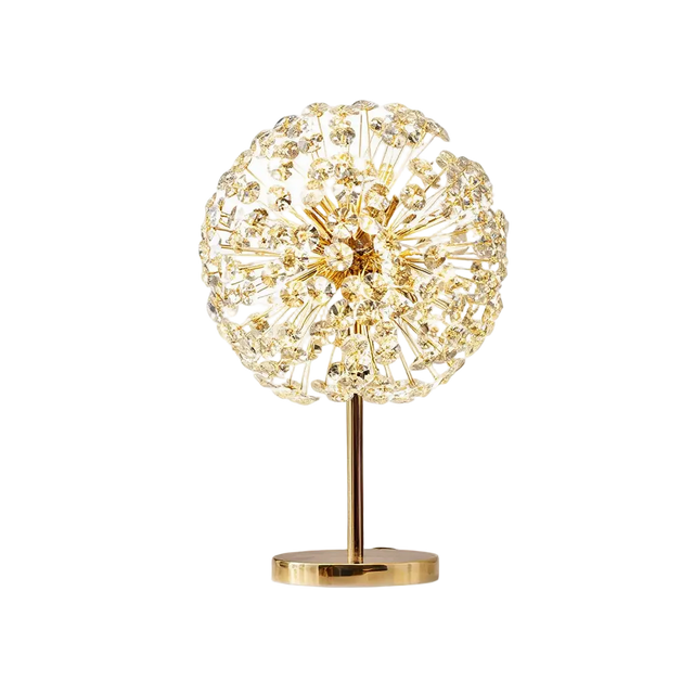 Lampe de table Flori – cristal, silhouette nature – Lumsky