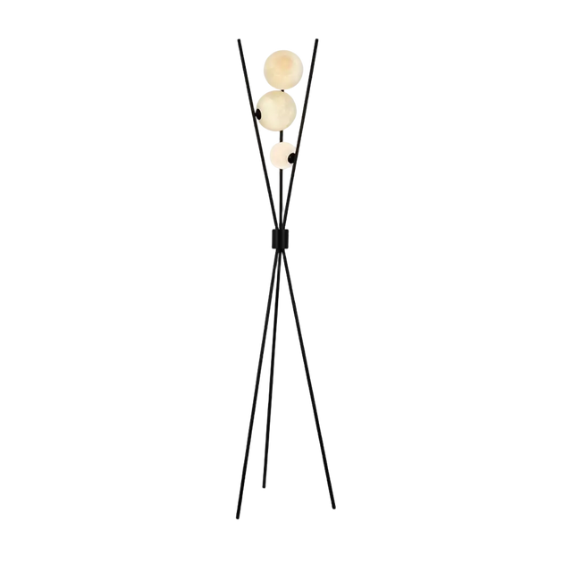 Lampadaire Lunaire – globe sphérique LED – Lumsky