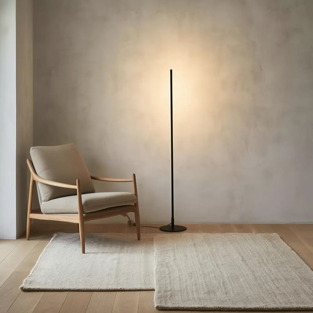 LumineuxDesign | Élégant Lampadaire LED Moderne à Intensité Variable Lumsky
