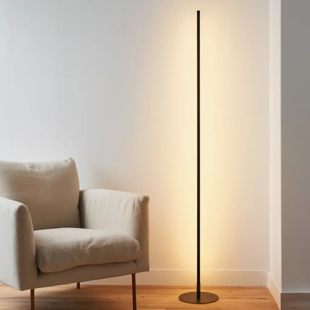 LumineuxDesign | Élégant Lampadaire LED Moderne à Intensité Variable Lumsky